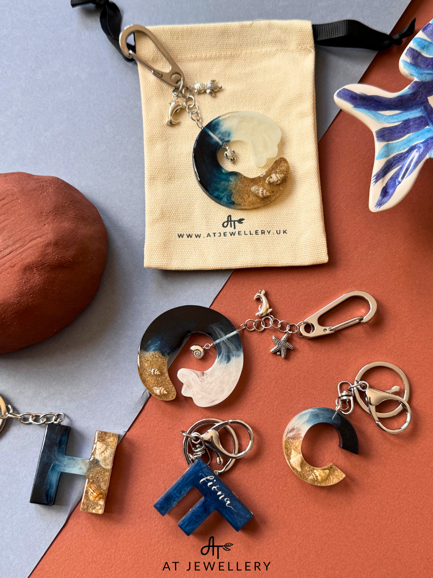 Wave Bagcharm | AT Jewellery Sea Collection